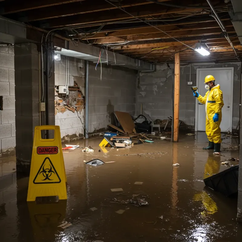 Flooded Basement Electrical Hazard in Kew Gardens, NY Property